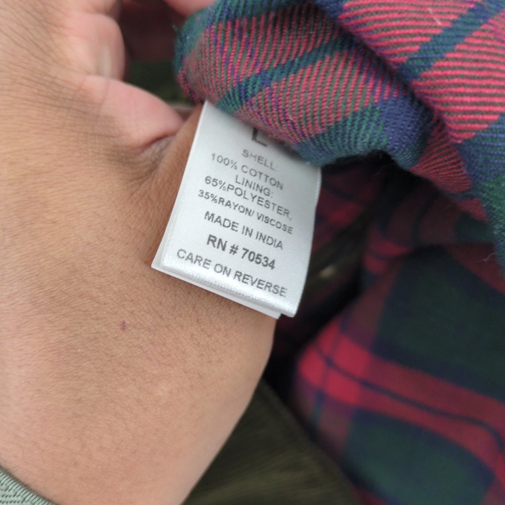 Orvis Olive Green Corduroy Vest Men's L Casual Dressy Outdoors Great Condition - Picture 7 of 8